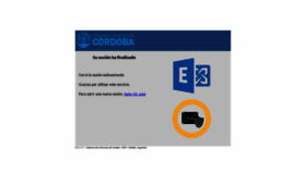 What Correo.cba.gov.ar website looked like in 2020 (4 years ago)