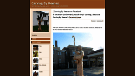 What Carvingbykeenan.com website looked like in 2020 (4 years ago)
