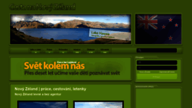 What Cestananovyzeland.cz website looked like in 2020 (4 years ago)