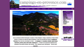 What Campings-en-provence.com website looked like in 2020 (4 years ago)