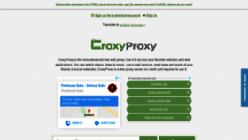 What Croxy.org website looked like in 2020 (4 years ago)