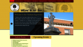 What Chatham-va.gov website looked like in 2020 (4 years ago)