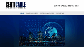 What Certicable.com website looked like in 2020 (4 years ago)