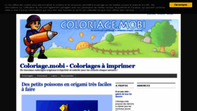 What Coloriage.mobi website looked like in 2020 (4 years ago)