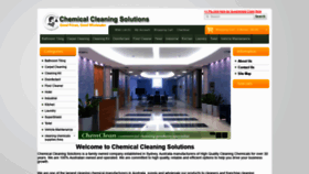 What Chemclean.com.au website looked like in 2020 (4 years ago)