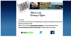 What Cyprusembassy.net website looked like in 2020 (4 years ago)