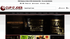 What Cupojoes.com website looked like in 2020 (4 years ago)