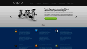 What Cypro-interactive.com website looked like in 2020 (4 years ago)