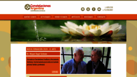 What Constelacionesarg.com website looked like in 2020 (4 years ago)