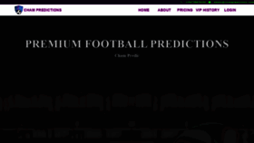 What Champredictions.com website looked like in 2020 (4 years ago)