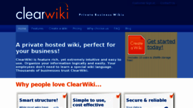 What Clearwiki.com website looked like in 2011 (13 years ago)