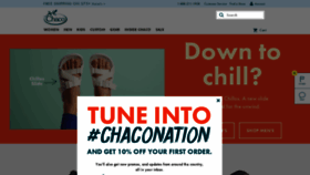 What Chaco.com website looked like in 2020 (4 years ago)