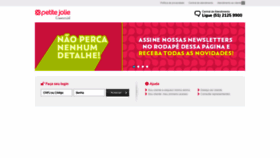 What Comercial.petitejolie.com.br website looked like in 2020 (4 years ago)