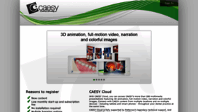 What Caesycloud.com website looked like in 2020 (4 years ago)