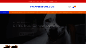 What Cheapbedbugs.com website looked like in 2020 (4 years ago)