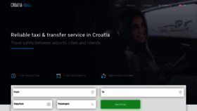 What Croatia-taxi.hr website looked like in 2020 (4 years ago)