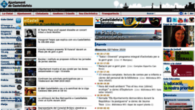 What Castelldefels.es website looked like in 2020 (4 years ago)