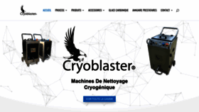 What Cryoblaster.fr website looked like in 2020 (4 years ago)