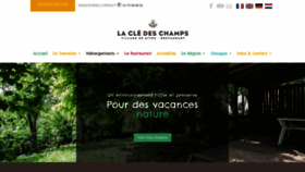 What Cledeschamps.com website looked like in 2020 (4 years ago)