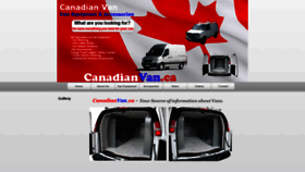 What Canadianvan.ca website looked like in 2020 (4 years ago)