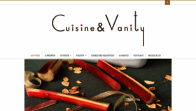 What Cuisineetvanity.fr website looked like in 2020 (4 years ago)
