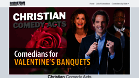 What Christiancomedyacts.com website looked like in 2020 (4 years ago)