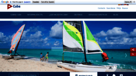 What Cubatravel.cu website looked like in 2020 (4 years ago)