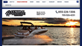 What Centralmarine.ca website looked like in 2020 (4 years ago)