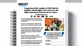 What Compareannuityplans.com website looked like in 2020 (4 years ago)