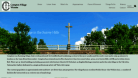 What Compton-surrey.co.uk website looked like in 2020 (4 years ago)