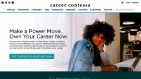 What Careercontessa.com website looked like in 2020 (4 years ago)