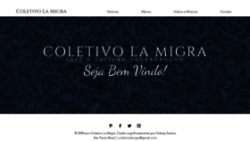 What Coletivolamigra.com website looked like in 2020 (4 years ago)