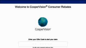 What Coopervisionrewards.ca website looked like in 2020 (5 years ago)