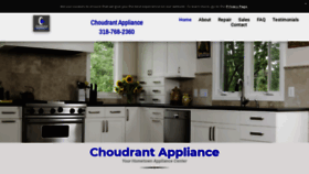 What Choudrantappliance.com website looked like in 2020 (4 years ago)