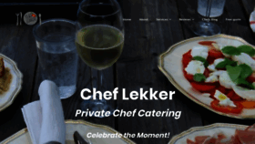 What Cheflekker.com website looked like in 2020 (4 years ago)