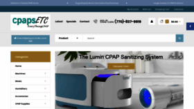 What Cpapsetc.com website looked like in 2020 (4 years ago)