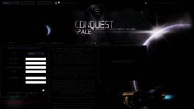 What Conquest-space.fr website looked like in 2020 (4 years ago)