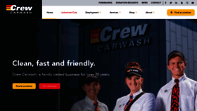 What Crewcarwash.com website looked like in 2020 (4 years ago)