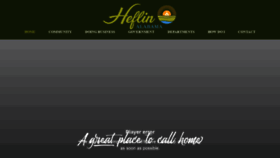 What Cityofheflin.org website looked like in 2020 (4 years ago)