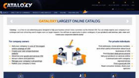 What Cataloxy.com website looked like in 2020 (4 years ago)