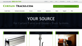 What Curtain-tracks.com website looked like in 2020 (4 years ago)