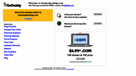 What Chemicalpackings.com website looked like in 2020 (4 years ago)