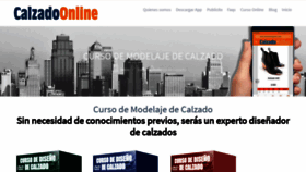 What Cursodecalzado.com website looked like in 2020 (4 years ago)