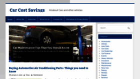 What Carcostsavings.com website looked like in 2020 (4 years ago)