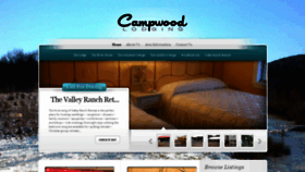 What Campwoodlodging.com website looked like in 2020 (4 years ago)