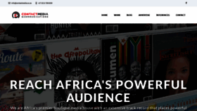What Contactmedia.co.za website looked like in 2020 (4 years ago)