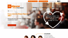 What Cheque-dejeuner.fr website looked like in 2020 (4 years ago)