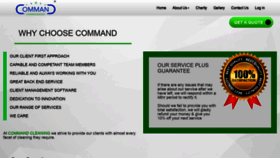 What Commandcleaning.com website looked like in 2020 (4 years ago)