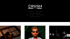 What Crushmusic.com website looked like in 2020 (4 years ago)