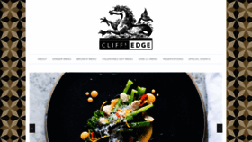 What Cliffsedgecafe.com website looked like in 2020 (4 years ago)